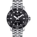 TISSOT 天梭 Seastar 1000 海洋之星300米潛水機械錶-黑x銀/43mm T1204071105100, , large