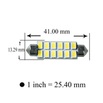 [PA LED] 41MM 42MM custom LED Dome Rear Reading Light Bulb, , large
