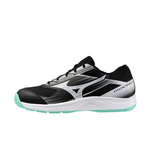 Mizuno Cyclone Speed 5 男 排球鞋 穩定 包覆 回彈 美津濃 黑 綠 [V1GA258012]