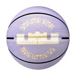 NIKE PLAYGROUND 2.0 8P L JAMES 7號球 籃球 比賽 訓練 戶外 耐磨 深溝 控球精準 紫金, , large