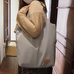 Eco-friendly Dual-Color Reversible tote bag (Mist blue), , large