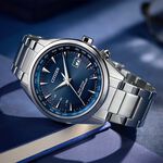 CITIZEN 星辰 光動能電波萬年曆手錶 CB0270-87L, , large