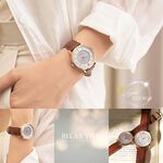 Relax Time RT-108S 太陽能時尚手錶-咖啡x玫瑰金/42mm RT-108S-3M, , large