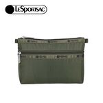 |快速出貨|Lesportsac Cosmetic Clutch 雙層拉鍊收納化妝包/ 橄欖綠, , large