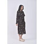 (S) kim s boutique質感碎花假兩件黑色洋裝二手衣, , large