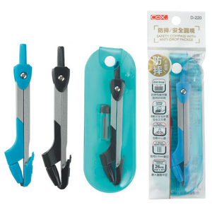 【COX 三燕】安全 圓規 筆芯型  顏色隨機 / 支 D-220