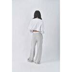 (4XL（含）以上) calvin klein高腰質感腰部logo灰色長褲二手衣, , large