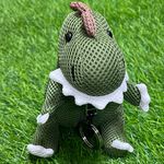 【可愛造型 可機洗 透氣抗菌】恐龍 鑰匙包 零錢包 吊飾 鑰匙圈吊飾 禮物 交換禮物 包包吊飾【加贈購物袋顏色隨機】 尚, , large