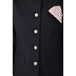 (S) 西裝鈕扣黑色外套二手衣, , large