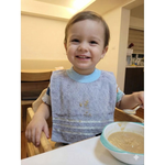 [Kaimei Cotton Industry] 12 pieces in a set, random, excellent, MIT made in Taiwan, skin-friendly, soft, pure cotton, absorbent children's bibs, solid color stripes, , large