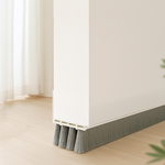【上手家居】三層刷毛門縫密封條-3入組 白色(門縫條/密封條/門縫擋板/門底密封條/門縫擋), , large