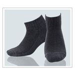 【D&G】抑菌除臭1/4毛巾底襪<深麻灰,22-26cm>D393 男女適用 短襪 襪子, , large