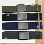 【CH-BELT 銓丞皮帶】百搭方頭造型 多色織帶 男女休閒腰帶(多色), , large