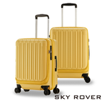 【PANTHEON PLAZA】展示品限量出清 SKY ROVER CRYSTAL 19 24 27吋 璀璨晶鑽 前開式可擴充拉鍊硬殼行李箱 SRI-1808SF 七色可選, , large