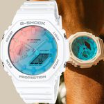 CASIO 卡西歐 G-SHOCK 2100八角彩色鏡面手錶 GA-2100TL-7A, , large