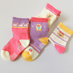 [Kaimei Cotton Industry] 8 pairs set, random and excellent, MIT made in Taiwan, pure cotton non-slip children's socks, kitten garden style, 9-13cm, , large