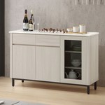 【Homelike】喜家居4尺岩板玻璃餐櫃(2348), , large