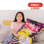 CINN × Alice misA Reversible Bolster Pillowcase – “Tabletop White City” & “Night Carnival”｜150×50 cm｜Zip Closure｜Eco‑Print｜Made in Taiwan, , large