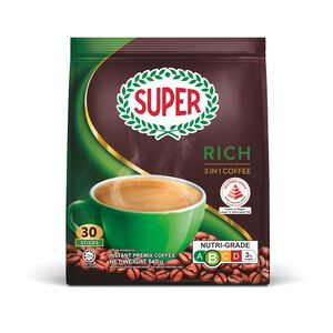 SUPER超級三合一特濃即溶咖啡18g X30