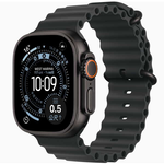 Apple Watch Ultra 3 LTE 49mm 黑色鈦金屬錶殼黑色海洋錶帶 M/L (2025) _ 台灣公司貨 ＋ 專用 (錶貼 & 錶套), , large