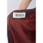 (M) 原創草堂花邊領口紅色外套二手衣, , large