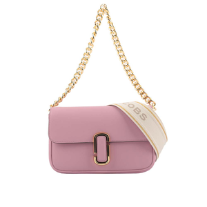 Marc Jacobs THE J MARC 平滑牛皮翻蓋二用包/紫丁香