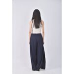 (L) zalora高腰質感藍色長褲二手衣, , large