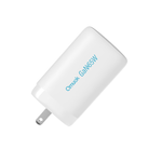 【amuok】65W GaN 氮化鎵快充充電器-白色(三孔充電器 快充頭 充電頭 旅充頭), , large