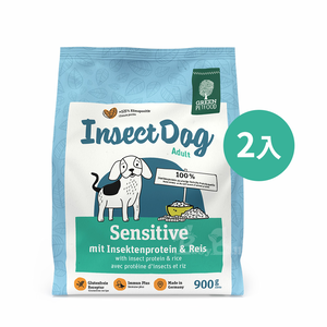 【倆寶貝精品館】Green Petfood德國綠自然 昆蟲蛋白+大米 無麩質低敏成犬飼料900g