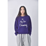 (XL) kong by韓牌字母藍色長袖上衣二手衣, , large