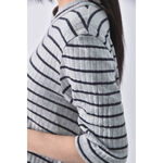 (M) uniqlo棉質純棉條紋灰色洋裝二手衣, , large