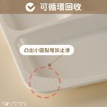 【哩皿食器】台灣製  食品級Tritan 五格餐盤(含上蓋), , large