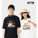 JZ TEE Orange Cat - Loading Graphic Tee, , large