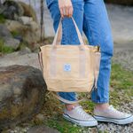 ■五金微鏽出清商品■ 帆布三用休閒托特包 手提 肩背 側背 夏日休閒風 帆布包, , large