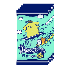 [寶富華]布丁狗 純水柔濕巾10抽×5包