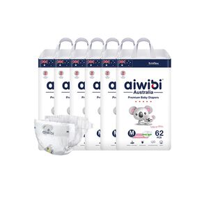 Aiwibi 愛薇彼 零觸感瞬吸紙尿褲S(6包裝) 黏貼型 紙尿布 尿布 超薄透氣