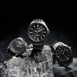 CITIZEN 星辰 光動能紳士超薄經典手錶 禮推薦-黑/36.2mm AR3017-58E, , large