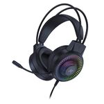 KTnet GM1000 全罩式電競LED耳機麥克風 4極插 + 3.5x2 靜態RGB燈光 沉浸式耳罩, , large