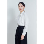 AVVJOY浪漫荷葉滾邊襯衫｜甜美與氣質的完美融合, , large