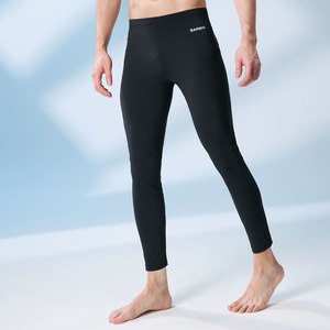Monina Taiwan-made amphibious sun protection functional trousers (suitable for both men and women) unisex style can also be used as jellyfish pants/stream trekking pants solid black -S