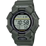 CASIO 卡西歐 G-SHOCK 軍綠色10年電力 大螢幕電子錶 學生錶 GD-010-3, , large