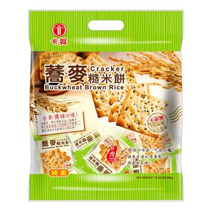 BUCKWHEAT BROWN RICE CRACKERS
