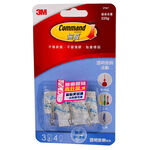 3M 無痕透明活動掛鉤, , large