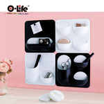 【O-Life】Magnetic wall-mounted storage D style black, , large
