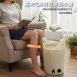 【APEX】輕奢包邊便攜式折疊足浴泡腳桶  排水閥款, , large