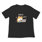 JZ TEE 橘貓-讀取中 印花短袖T恤, , large
