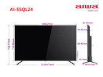 AIWA 愛華 55吋 4K QLED 智慧型顯示器AI-55QL25, , large