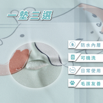 ［熊棉］多功能靜音防水墊｜加強止滑款｜中｜復刻格調｜靜音防水 翻身無聲 乾爽防護 親膚柔軟 安心入睡 好清潔 超止滑, , large