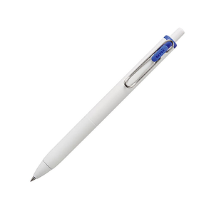 【龍品文創】 三菱 UNI-BALL UMNS-38 ONE 超細自動鋼珠筆 白桿 藍色 0.38mm