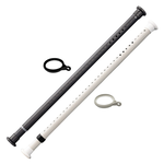 No-drill telescopic pole - matte black - 1.1-1.6 meters (includes 15 lifting rings), , large